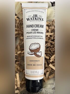 J.R. Watkins Coconut Hand Cream — Nourishing White & Tan Formula